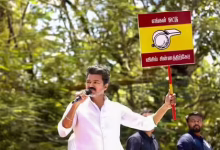 dmk cong confused alliance nr cong bjp exhausted one says tvk chief vijay in puducherry பாஜக வேட்பாளருக்கே வாக்கு கேட்ட விஜய்! புதுச்சேரியில் பரபரப்பு சம்பவம் Theechudar