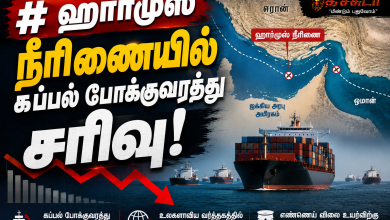 theec hudar  ஹார்முஸ் நீரிணையில் கப்பல் போக்குவரத்து சரிவு! Theechudar
