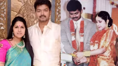 vijay wife sangeetha விஜய்யின் மனைவி சங்கீதா தனது விவாகரத்து மனுவை திரும்பப் பெற்றுள்ளார்; இது அவர்கள் மீண்டும் இணைவார்கள் என்ற வதந்திகள் உண்மையானவை என்பதையே உணர்த்துகிறது. Theechudar
